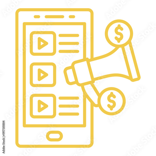 Video marketing Icon
