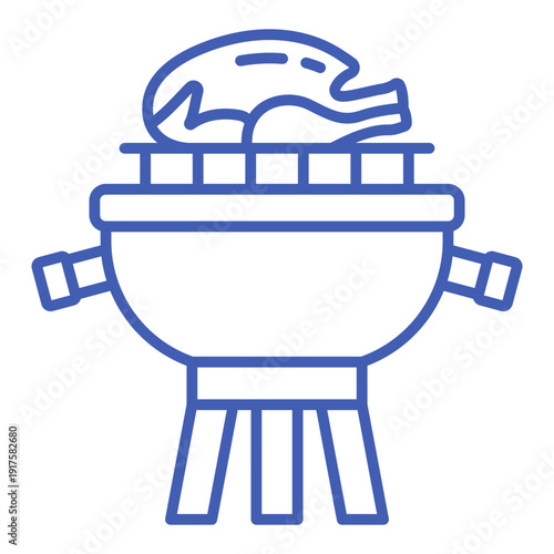 Barbecue chicken Icon