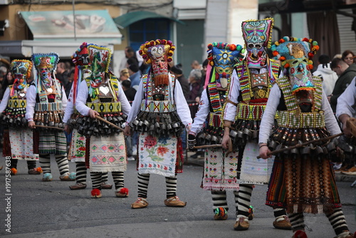 Kyustendil, Bulgaria - February 7, 2026: Third Masquerade Festival 