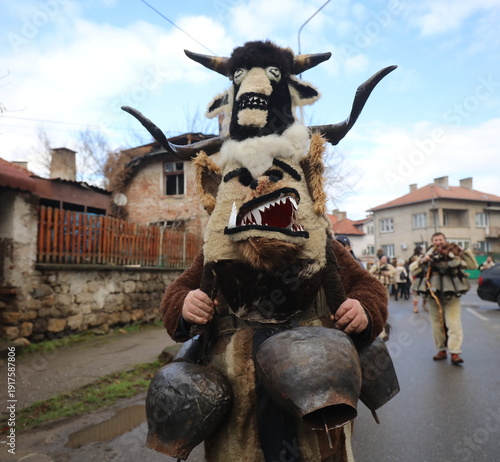 Kyustendil, Bulgaria - February 7, 2026: Third Masquerade Festival 