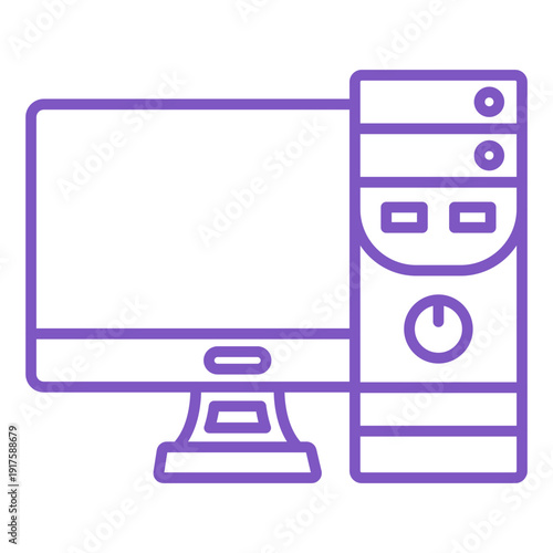 Desktop computer Icon