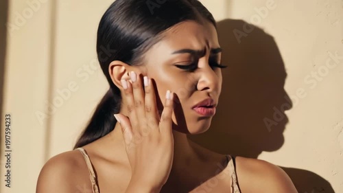 Young Woman Experiencing Ear Pain