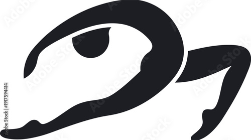 Stylized black silhouette illustrating a person's incredible agility and elegant acrobatic movement.