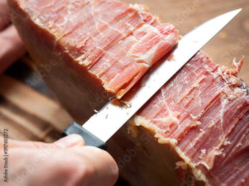 Wallpaper Mural Spanish ham made from pork hind leg meat Torontodigital.ca