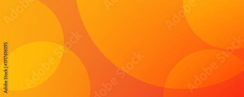Minimal geometric background. Orange elements with fluid gradient. Dynamic shapes composition. Eps10 vector