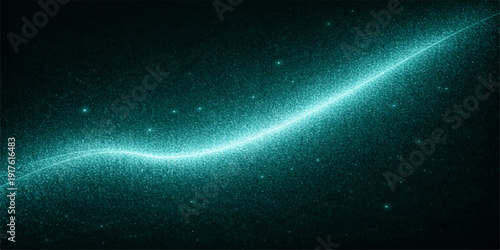 An abstract blue galaxy background featuring glowing stars and a luminous nebula within a dark cosmic space design