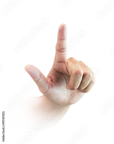 Hand finger touch point gesture isolated tap press screen png