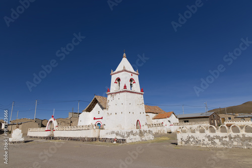 Wallpaper Mural The village of Parinacota with its little church, Chile Torontodigital.ca