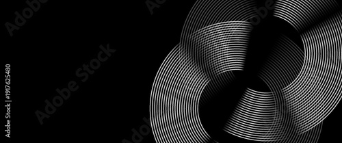 Abstract Particle Technology Background Design. Abstract wave moving point flow particles, high tech background design for brochure, flyer, magazine, business card, banner. Vector