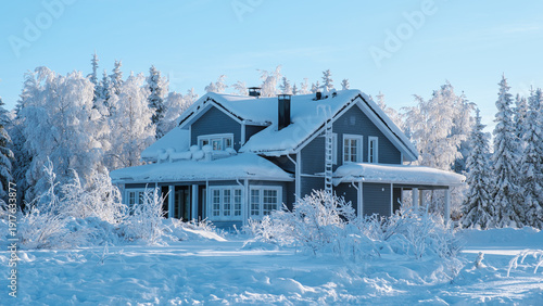 Explore the winter wonderland of Akaslompo Village in enchanting Lapland, Finland