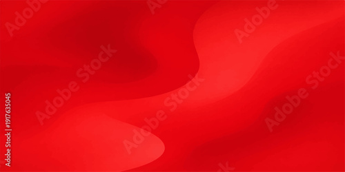 A smooth red silk and satin fabric background featuring flowing waves of soft textile material with a curved motion texture for an elegant wallpaper design