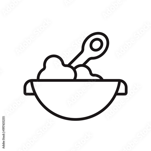 cereals icons minimalist flat style design, cereals Vector illustration on white background