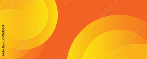 Abstract orange background with circles. Eps 10 vector