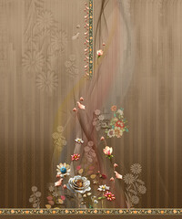 Digial 3piece design for female 