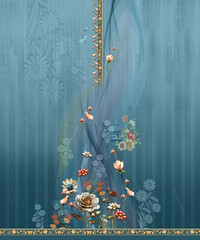 Digial 3piece design for female 