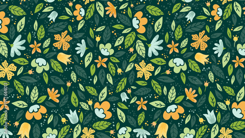 Soft Pastel Spring Floral Background