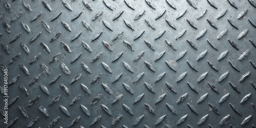 Wallpaper Mural Textured Steel Plate Surface A Detailed Close-Up of Diamond Plate Metal Showing Wear and Patina Torontodigital.ca