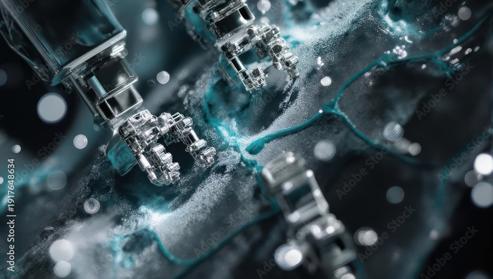 Fototapeta premium Robotic Surgery Precision - Advanced Technology in Medical Procedures.