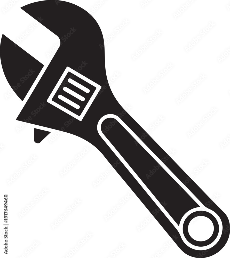 Obraz premium Adjustable wrench for gripping and twisting objects
