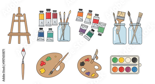 Painting Art Supplies.
