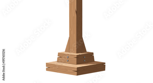 Wooden Post Base.