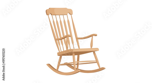 Wooden Rocking Chair Furniture.