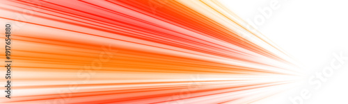 Orange and red neon ribbons twist energetically. Tiny glowing particles highlight flowing motion. Ideal abstract motion vector PNG.