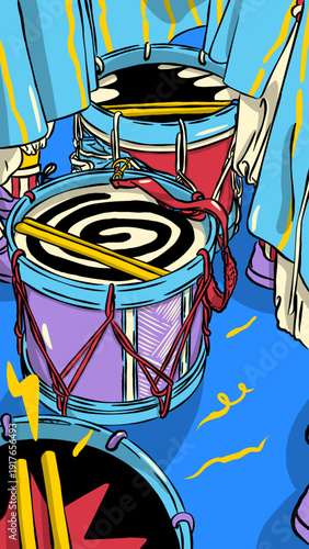 Tambores de carnaval - Brasil