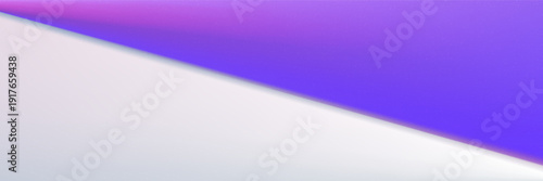 Wallpaper Mural Diagonal split white and purple gradation bg with grain pattern texture for minimalist design. Abstract contrast paper. Vector illustration with gradient mesh and overlay effect Torontodigital.ca
