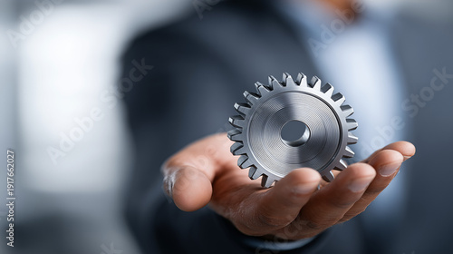 Holding the Cog: A close-up...