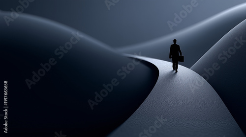 Navigating the Path: Silhou...