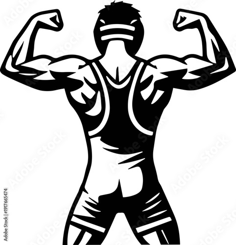 US Male Wrestling SVG, Wrestling Svg, Martial Art Clipart