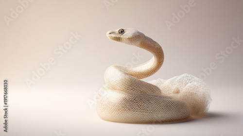 Graceful Serpent in Serene ...