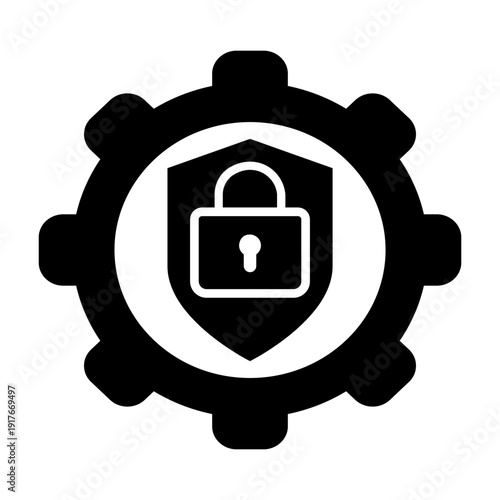 Firewall vector icon. Cybersecurity Illustration sign. Computer antivirus symbol. Data protection logo.