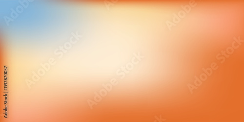 Blurred autumn leaves on abstract background with orange-pink gradient. Blur effect on autumn theme. Perfect for autumn or fall,