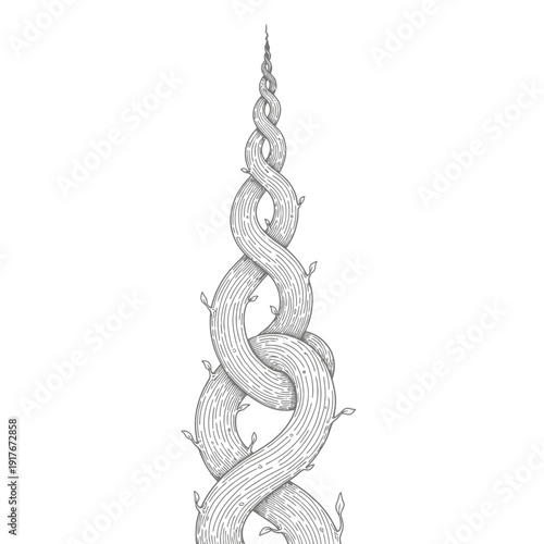 Detailed illustration of a snake.