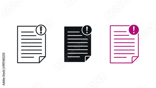 Minimalist checklist icons with question marks for task completion and decision making process