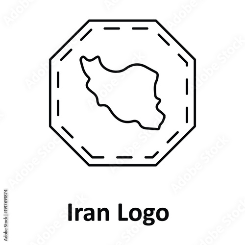 Iran Logo Vector Icon which can easily modify or edit