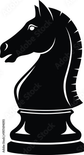 Chess Knight Horse Piece Silhouette Icon