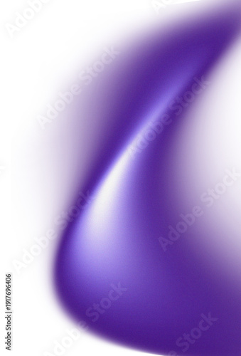 Abstract overlay purple curve sleek wave gradient glowing light moving with grainy noise texture, png element for motion, energy, futuristic, dynamic, magic design
