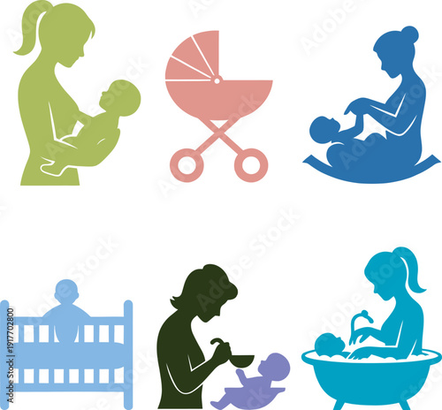 Motherhood fatherhood parenting baby care infant newborn health hygiene nursery family child growth safety lifestyle.