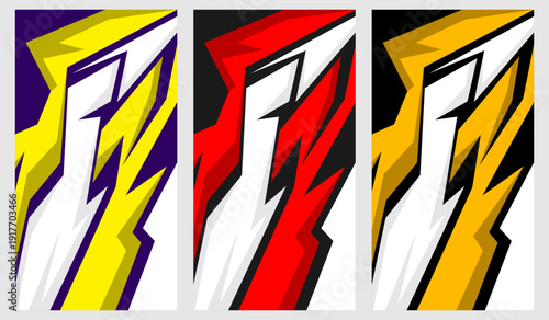 Vibrant decals showcase dynamic graphic designs on decal a8