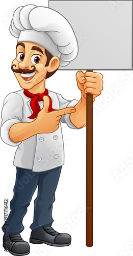 A chef, baker, or cook cart...