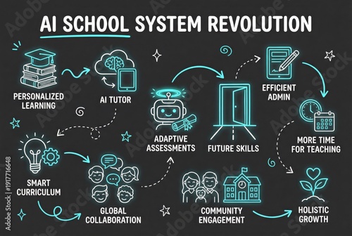 Transforming Education through AI Innovation for Personalized Learning Adaptive Assessments and Holistic Growth in Modern School Systems captured with clarity