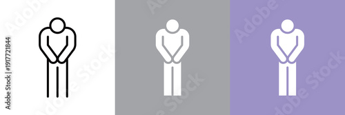 謝罪のシンプルなベクターアイコン