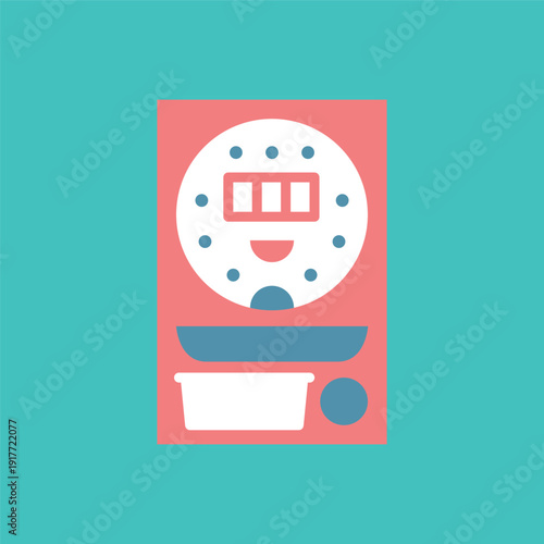 パチンコのシンプルなラインアイコン