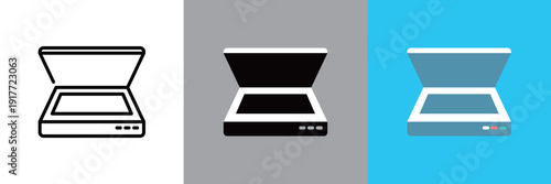 シンプルなスキャナーアイコン