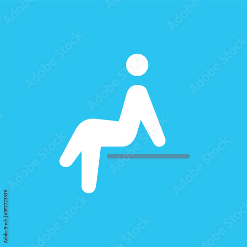 くつろぐ人のアイコン