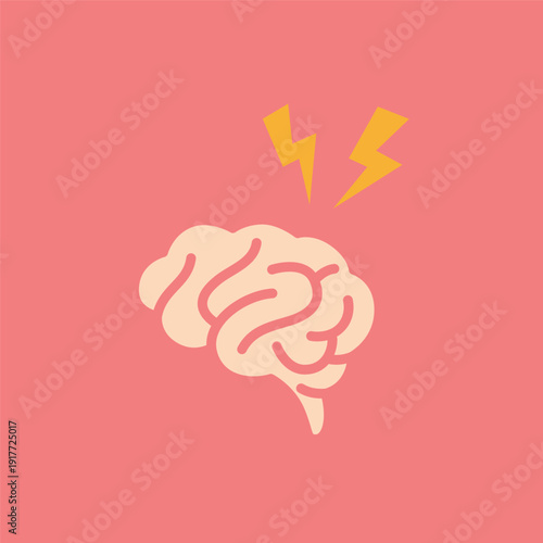 脳の刺激アイコン