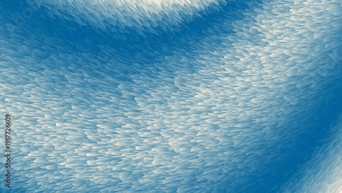 Bild auf Leinwand A clear blue abstract liquid texture ripples like a cold ocean surface, blending